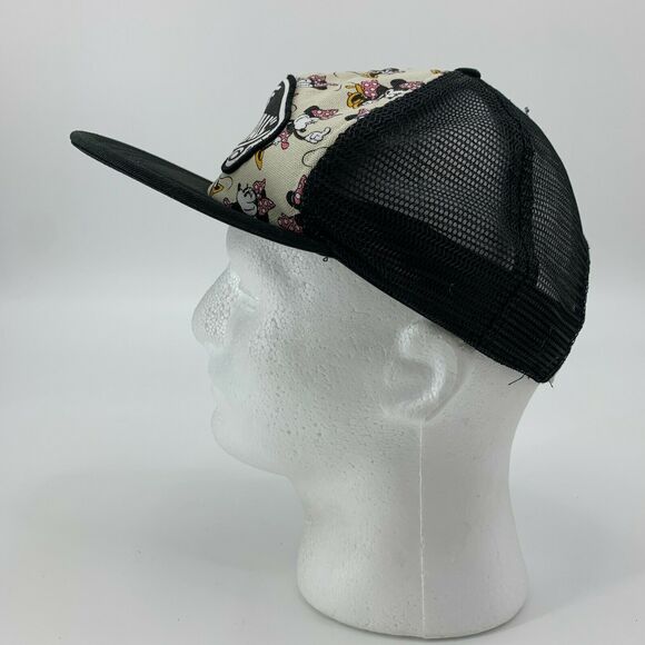 Vans Minnie Mouse Snapback Trucker Hat Women's Adjustable Mesh Breathable Disney - Picture 4 of 10